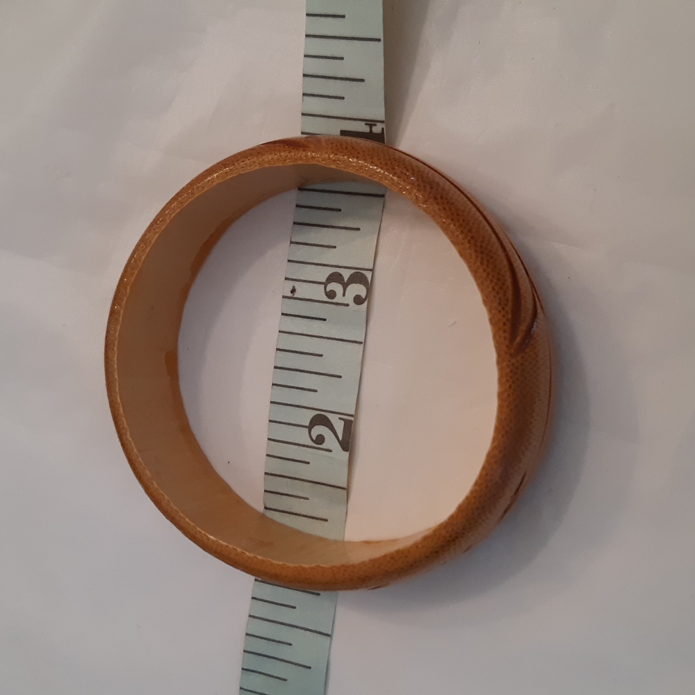 Vintage Jamaica Wood Bracelet - Picture 3 of 5